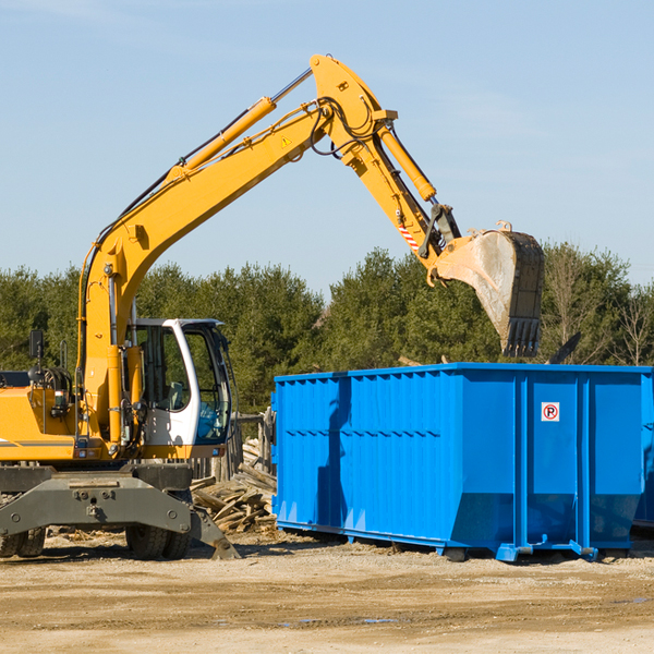 what size residential dumpster rentals are available in Enochs